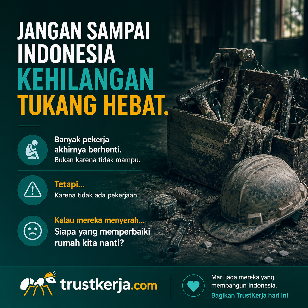 Indra: Membuang Sampah Jadi Penghasilan di TrustKerja, Kisah Sukses dari Jaksel