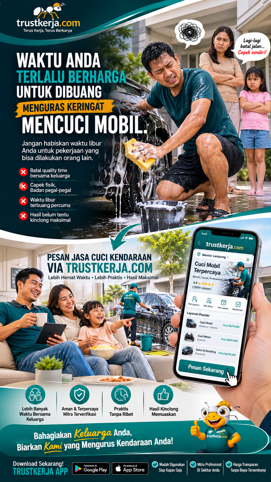 Cari Kerja Dibayar Harian atau Per Project? Gasskeun ke TrustKerja Aja!